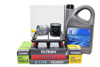 Chevrolet Aveo Filtron 1.2 Benzinli Motor Bakım Seti GM 10W40 4 LT Yağlı