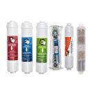 Sulook Kapalı Kasa Su Arıtma Cihazlarına Uyumlu 6'lı Filtre Seti, 10 Aşamalı Lg Membranlı