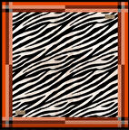 La Boutique Tivil İpek Eşarp 2102 - 04 Siyah Karışık Desen