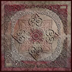 La Boutique Tivil İpek Eşarp 2117 - 02 Kahverengi Karışık Desen