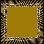 La Boutique Tivil İpek Eşarp 2132 - 09 Siyah - Sarı Karışık Desen