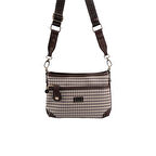 Silver Polo  Kadın Çapraz Çanta 1160-45856 SILVER POLO ÇAPRAZ Kadın ÇANTASI M191 KAHVE SARI-MAT KAHVE