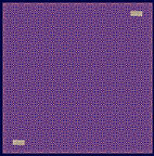 La Boutique Tivil Saf İpek Eşarp 233326 - 49037 Mavi Karışık Desen