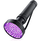 100 LED 395nm Mor Işık Uv El Feneri - Ultraviyole Fener