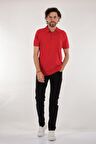 Neyir Polo Yaka Kısa Kollu Kırmızı Erkek T-Shirt 221504006