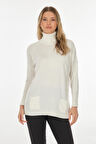 Vedi Balıkçı Yaka Ekru Kadın Tunik 2322010