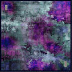 La Boutique Tivil Saf İpek Eşarp 232804 - 49151 Mor Karışık Desen