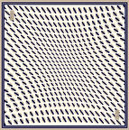 La Boutique Tivil Saf İpek Eşarp 235403 - 49025 Beyaz Karışık Desen