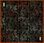 La Boutique Tivil Saf İpek Eşarp 222907 - 49100 Siyah Karışık Desen