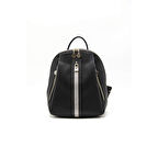 Silver Polo  Kadın  1123-46055 SILVER POLO SIRT ÇANTASI M86 SİYAH-MAT SİYAH-PLATİN