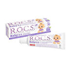 ROCS Baby  0-3 Yaş Diş Macunu Florürsüz (Yutulabilir) - Ihlamur Özlü 35ml