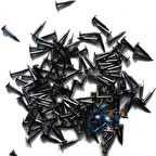 Klips, Menteşe, Ayağı Çivisi 7mm Çelik - Siyah 100gr (944944)