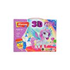 Oyun Hamuru Kalıbı Heroes 3D Pony Oyun Hamuru Seti 21 Parça