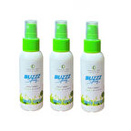 Doğal Sivrisinek ve Kene Kovucu Vücut Spreyi BUZZZ 100 ml, 3 Adet DVD Lokman Aktar