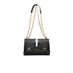 Silver Polo  Kadın Çapraz Çanta 1139-46355 SILVER POLO ÇAPRAZ Kadın ÇANTASI M178 SİYAH-MAT SİYAH