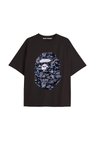 UNİSEX Bay Bape Desenli Siyah Yazlık T-shirt