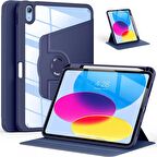 10.9 Inc 10.Nesil Uyumlu 360° Dönebilen Standlı Pino iPad Tablet Kılıfı