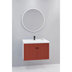 Avien 80 Cm Banyo Dolabı Orz Led Aynalı - Boy Dolap Hariç