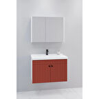 Avien 80 Cm Banyo Dolabı Bgn Aynalı - Boy Dolap Hariç