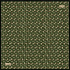 La Boutique Tivil Saf İpek Eşarp 236606 - 49067 Yeşil  Karışık Desen