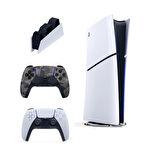Playstation 5 Slim Digital İthalatçı Garantili + 2. Kamuflaj Dualsense + Şarj İstasyonu