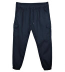 Kargo Cepli Büyük Beden Likralı Jogger Pantolon