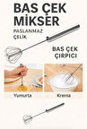 Paslanmaz Çelik Bas-Çek Otomatik Çırpıcı Mikser