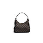 Silver Polo  Kadın Omuz Çantası 1187-46772 SILVER POLO Kadın ÇANTASI M178 FÜME-MAT SİYAH