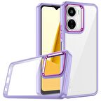 Fuchsia Vivo Y16 Kılıf Flora Kapak