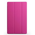 Lenovo M10 TB-X306F Uyumlu Fuchsia Smart Cover Standlı 1-1 Kılıf Flip Smart Akıllı Tablet Kılıfı