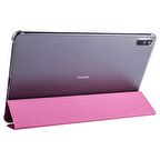 Huawei Mate Pad 11 Uyumlu Fuchsia Smart Cover Standlı 1-1 Kılıf Flip Smart Akıllı Tablet Kılıfı