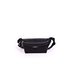 Silver Polo  Kadın  1192-46908 SILVER POLO BEL ÇANTASI M86 SİYAH-MAT SİYAH