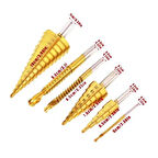 BN5 Kademeli Matkap Saç Delme Ucu Seti Takımı 6 Parça