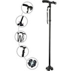 Led Işıklı Katlanır Baston