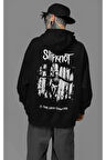 Slipknot Baskılı Unisex Oversize Müzik Grubu Hoodie