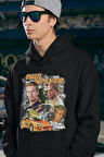 Hızlı Ve Öfkeli Paul Walker Baskılı Unisex Oversize Film Hoodie
