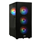 XPG Valor Mesh RGB Siyah Mid Tower 650W 80+ White Gaming Kasa