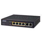 Planet PL-FSD-604HP 4 Port 10/100TX PoE+ 2 Port 10/100TX 60W PoE Switch