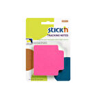 Stickn Tracking Notes Yapışkanlı Not Kağıtları Neon Pembe / 21481