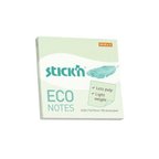Hopax Stickn Yapışkanlı Not Kağıdı 100 Yaprak 76X76Mm Eco Pastel Yeşil 4-2174800-5001 (12 Koçan)