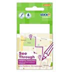 Hopax Stıckn Yapışkanlı Not Kağıdı Yarı Saydam 50 YP 76x51 Beyaz 21708