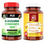 Flx Glucosamine Chondroitin MSM 60 Tablet + Ncs Vitamin C Çinko Propolis 120 Tablet