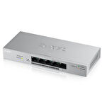 ZYXEL GS1200-5HP 5 PORT 4 PORT POE+ 10-100-1000 YÖNETILEBILIR SWITCH