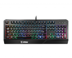 MSI GG VIGOR GK20 TR GAMING KEYBOARD RAINBOW ARKA AYDINLATMA ANTIGHOSTING MEMBRAN SIVI DOKULMESINE DAYANIKLI OYUNCU KLAVYESI TURKCE Q