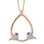 18 Ayar Altın Pırlanta Damla Kuş Kolye 47231