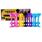 TOSSIT Silikon Dart Aile Seti (Pembe, Mor, Mavi, Sarı)