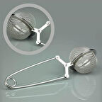 CT-STONES® Paslanmaz Metal Pratik Kolay Bitki Çayı Demleme Süzgeci Aparatı