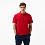 Nautica Erkek Kırmızı Classic Fit Kısa Kollu Polo Yaka T-Shirt