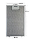 DWK065G60I Aspiratör Davlumbaz İçin Alüminyum Filtresi 200×345 mm Class