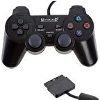 Kontorland PS2 Uyumlu USB Kablolu Oyun Kolu Controller P2H